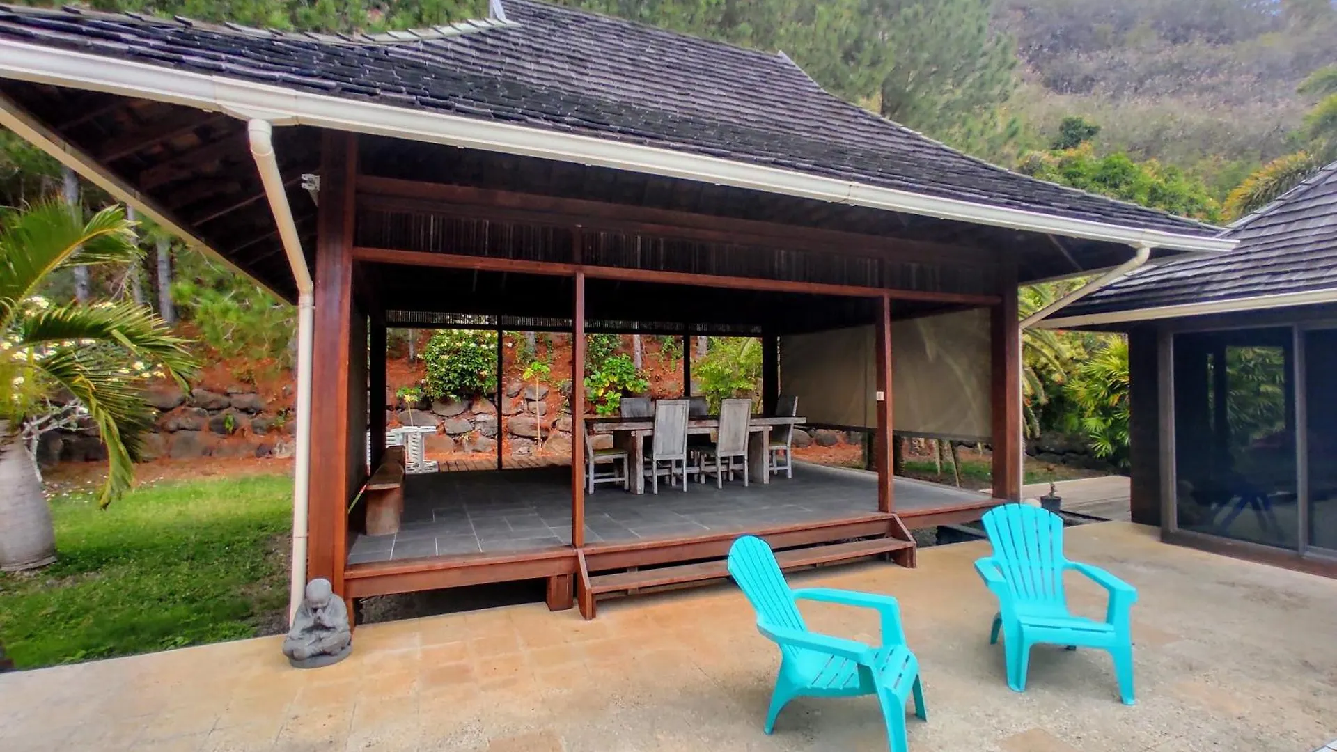Villa Pool Mountain Moorea